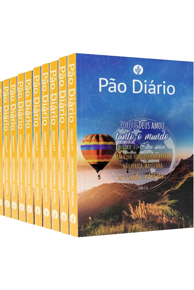 Kit 20 Devocionais Pão Diário | Vol. 27 | Balão