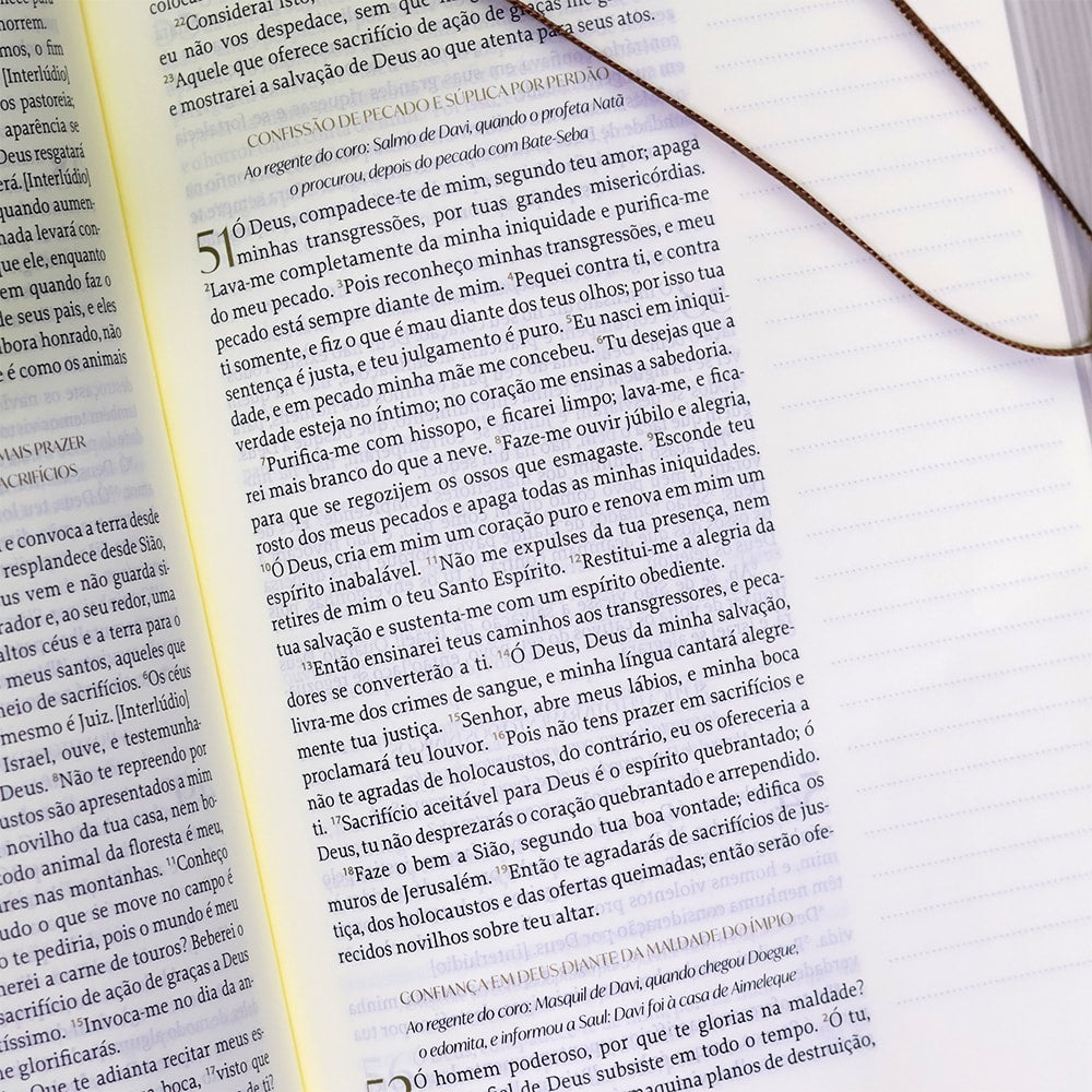 Bíblia The Purpose Book | A21 | Letra Normal | Espaço Para Anotações | Capa Couro Soft Janela