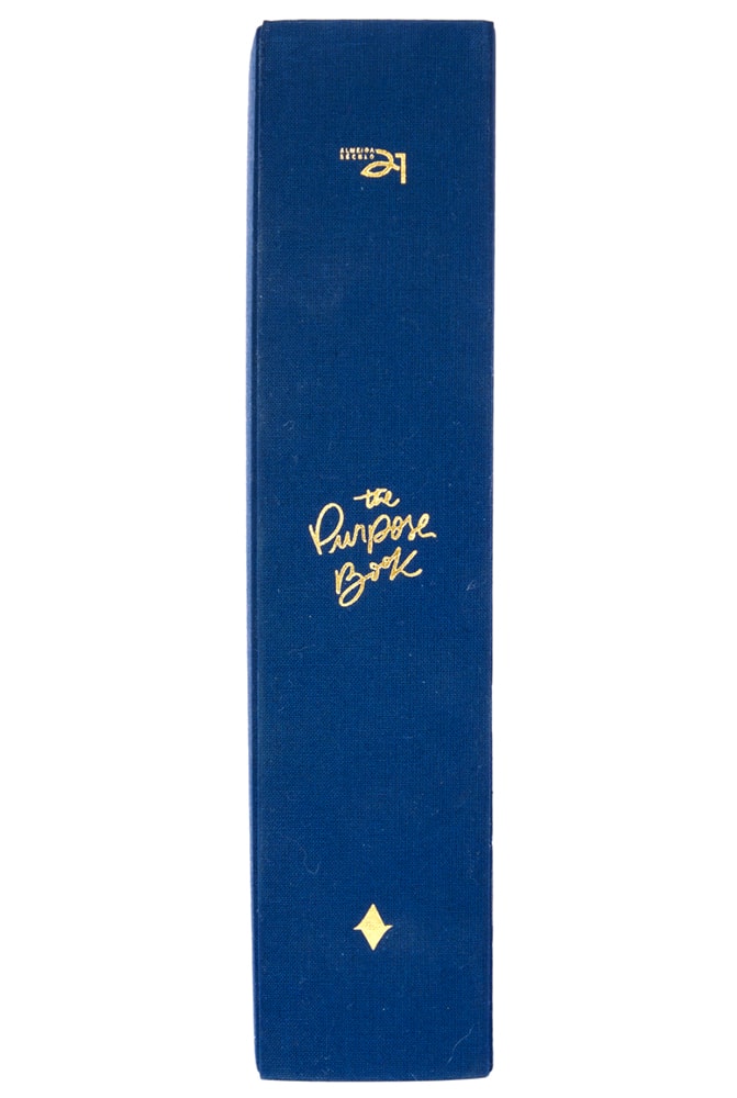 Bíblia The Purpose Book | A21 | Letra Normal | Espaço Para Anotações | Capa Tecido Azul Reino