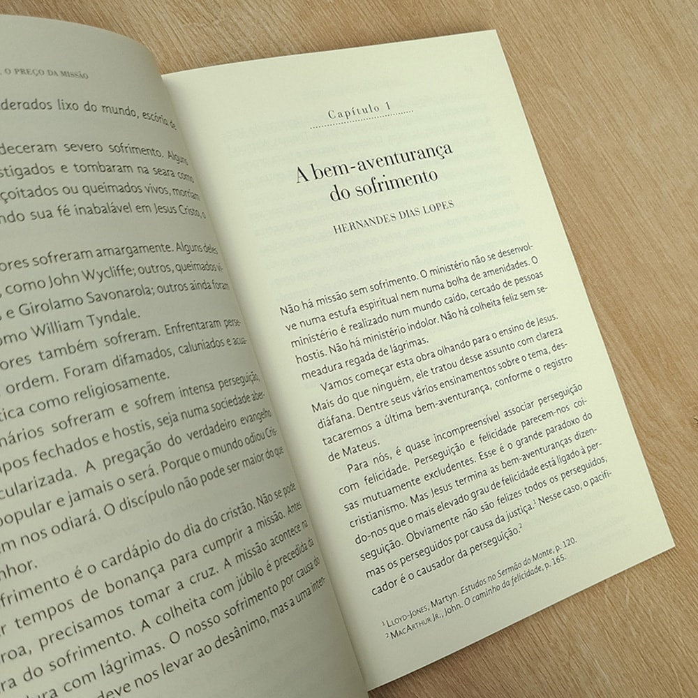 Sofrimento, O Preço da Missão | Hernandes Dias Lopes e Arival Dias Casemiro