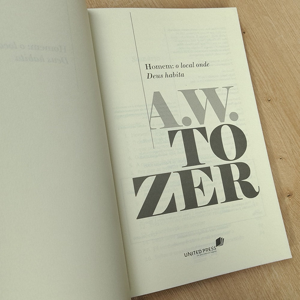 Homem: O Local Onde Deus Habita | A. W. Tozer