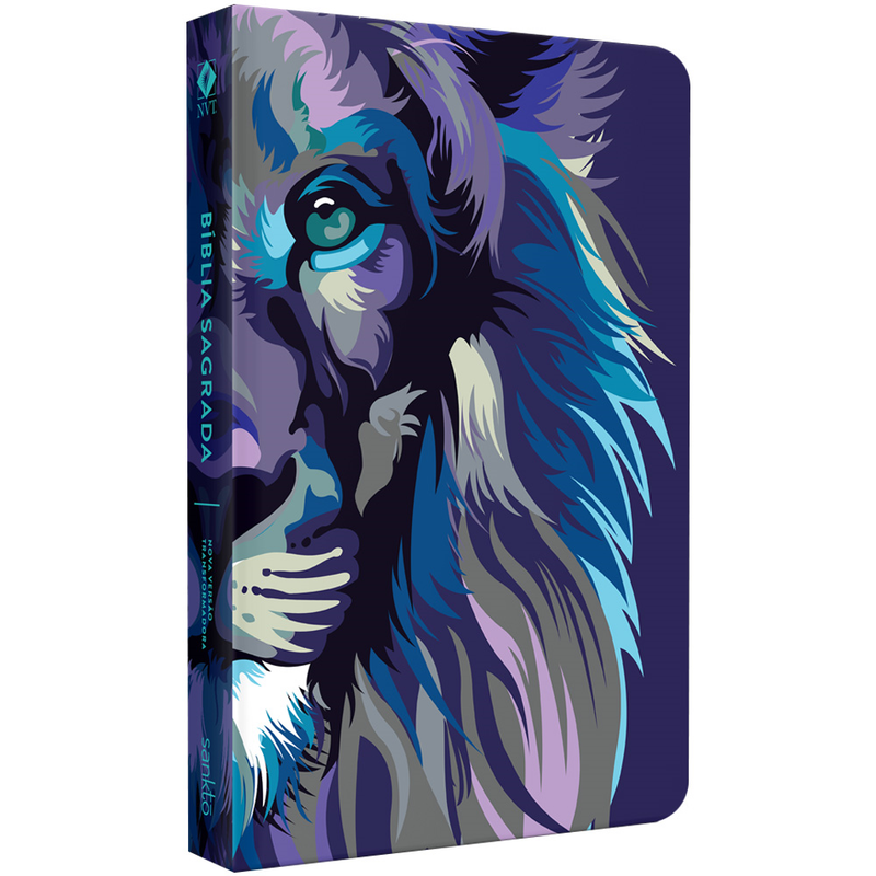 Bíblia Sagrada com Harpa Havivada | ARC | Letra Normal | Capa Dura Lion Colors Cool