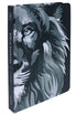 Bíblia Sagrada ARC, capa dura Lion Colors Black and White, com ilustração de leão em tons de cinza. — Plenitude