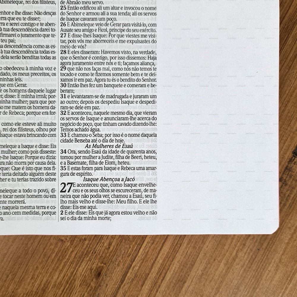 Bíblia com Pautas para Anotações | ARC | Harpa e Corinhos | Letra Normal | Capa Dura Espiral Ressusc