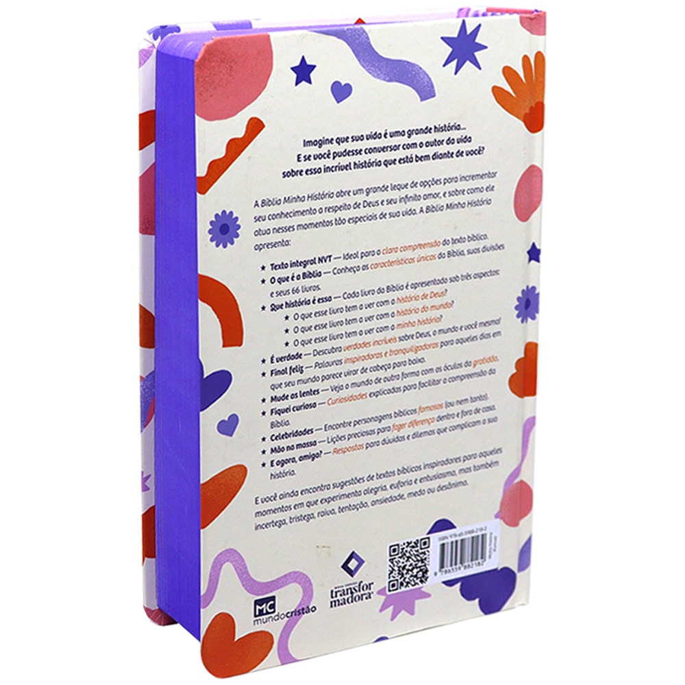 Bíblia Devocional Para Garotas | NVT | Letra Grande | Capa Dura Formas