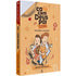 Livro Café com Deus Pai Teens, de Junior Rostirola, capa bege com dois adolescentes e xícaras de café. — Plenitude