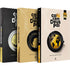 Kit de 3 livros "Café com Deus Pai" de Junior Rostirola, capas em preto, dourado e bege com xícaras de café. — Plenitude