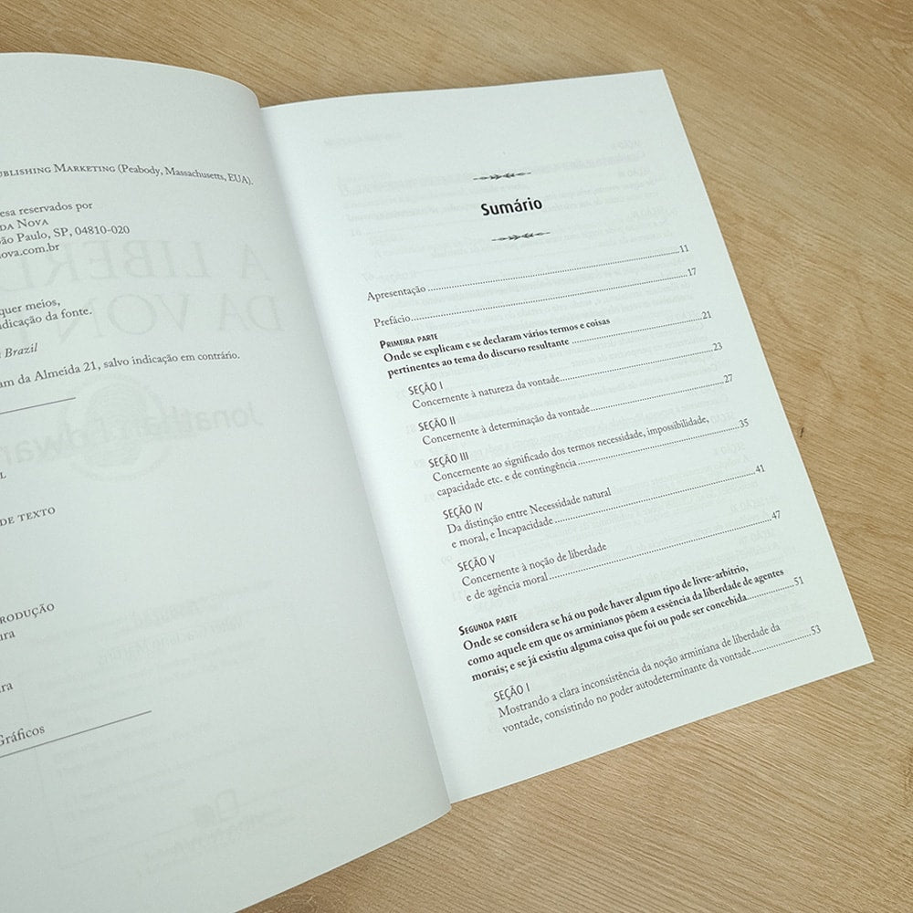 A Liberdade da Vontade | Jonathan Edwards