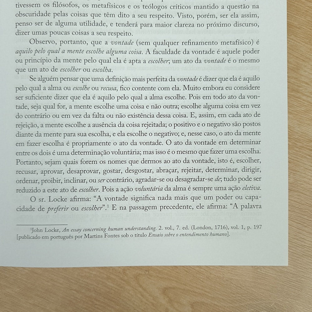 A Liberdade da Vontade | Jonathan Edwards