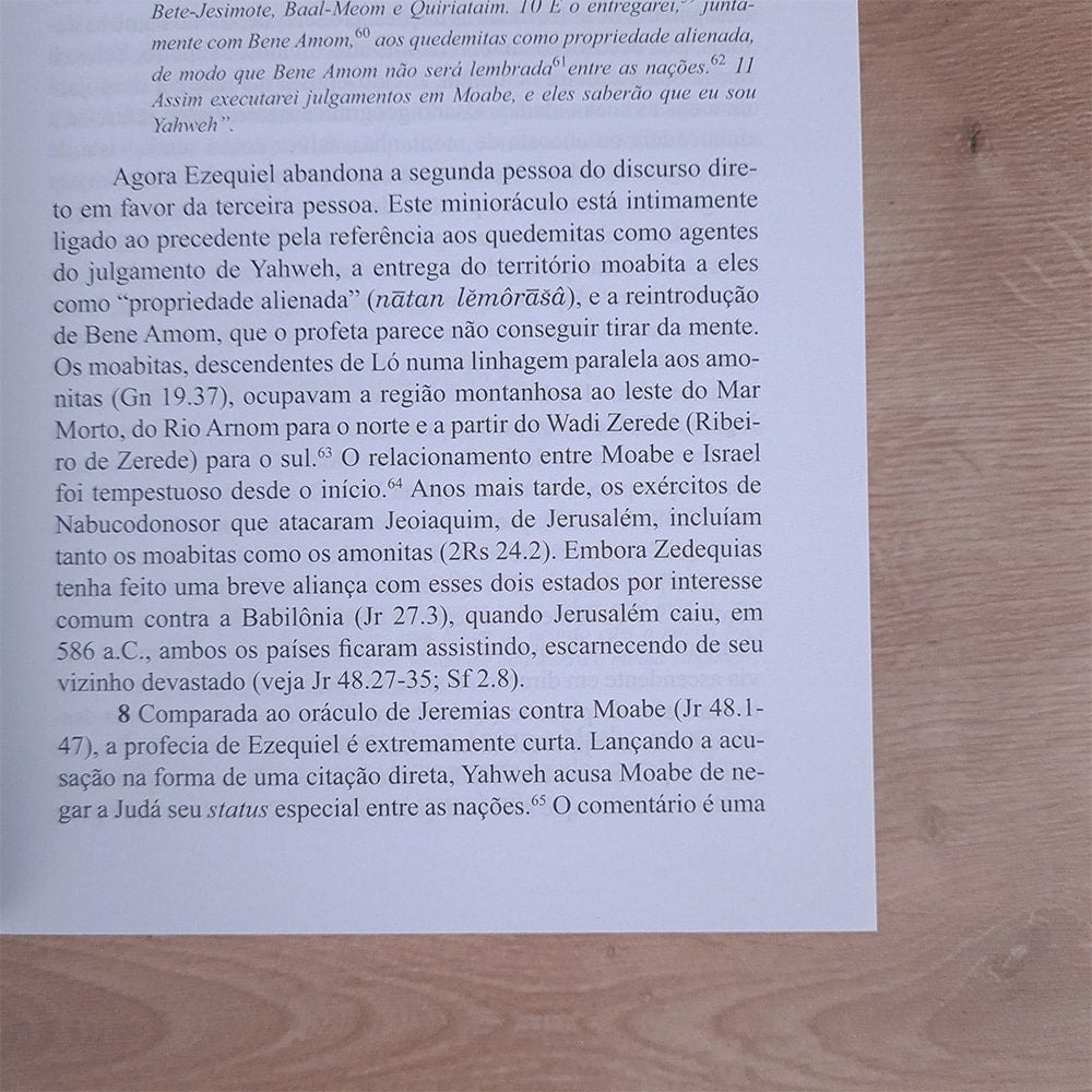 Comentários do Antigo Testamento | Ezequiel | Vol. 2 Cap. 25 a 48 | Daniel Block