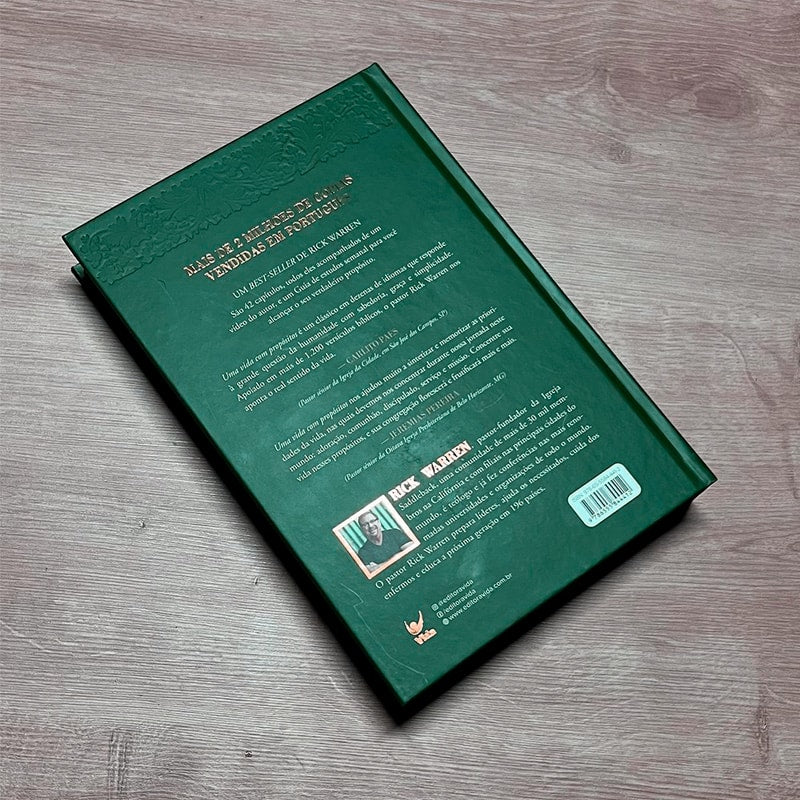 Uma Vida com Propósitos | Edição de Luxo | Rick Warren