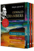 Box Seleção Especial de Oswald Chambers, com 3 livros coloridos. — Plenitude
