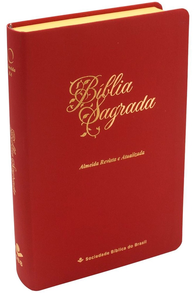 Bíblia Sagrada Economica | ARA | Letra Gigante | Capa Vermelho Luxo