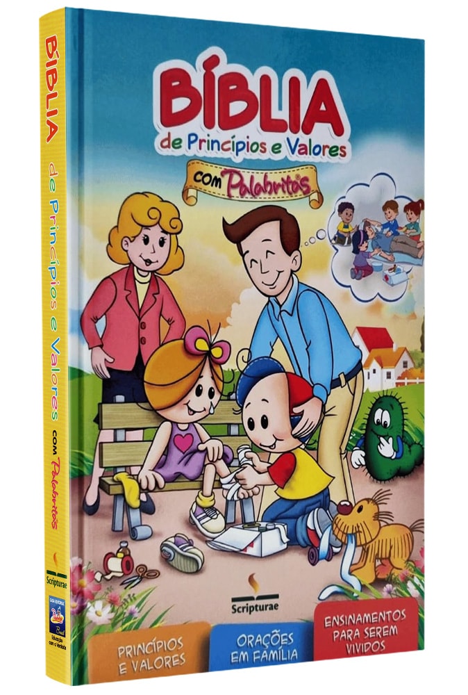 Bíblia de Princípios e Valores com Palabritas | Capa Dura