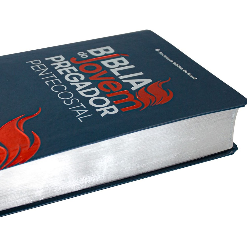 Bíblia do Jovem Pregador Pentecostal | ARC | Letra Normal | Capa Luxo Azul