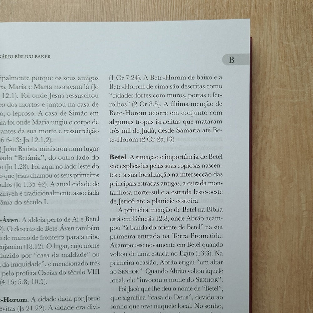 Dicionário Bíblico Baker | Editado por Tremper Longman