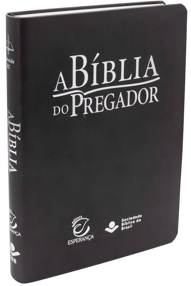 A Bíblia do Pregador | ARC | Letra Normal | Capa Luxo Cinza Escuro
