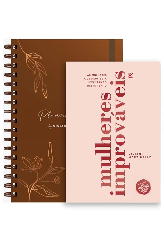 Kit Planner Mulheres Improváveis Caramelo | Viviane Martinello