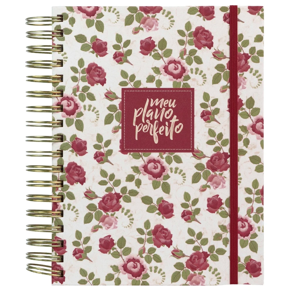 Planner Meu Plano Perfeito | Capa Tecido Vintage