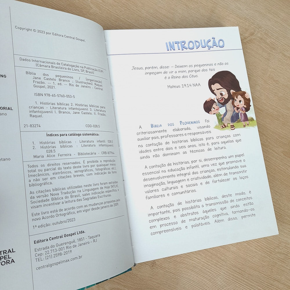 Bíblia dos Pequeninos | Histórias Ilustradas para Criança
