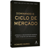 Livro Dominando o Ciclo de Mercado, capa preta com detalhes dourados. — Plenitude