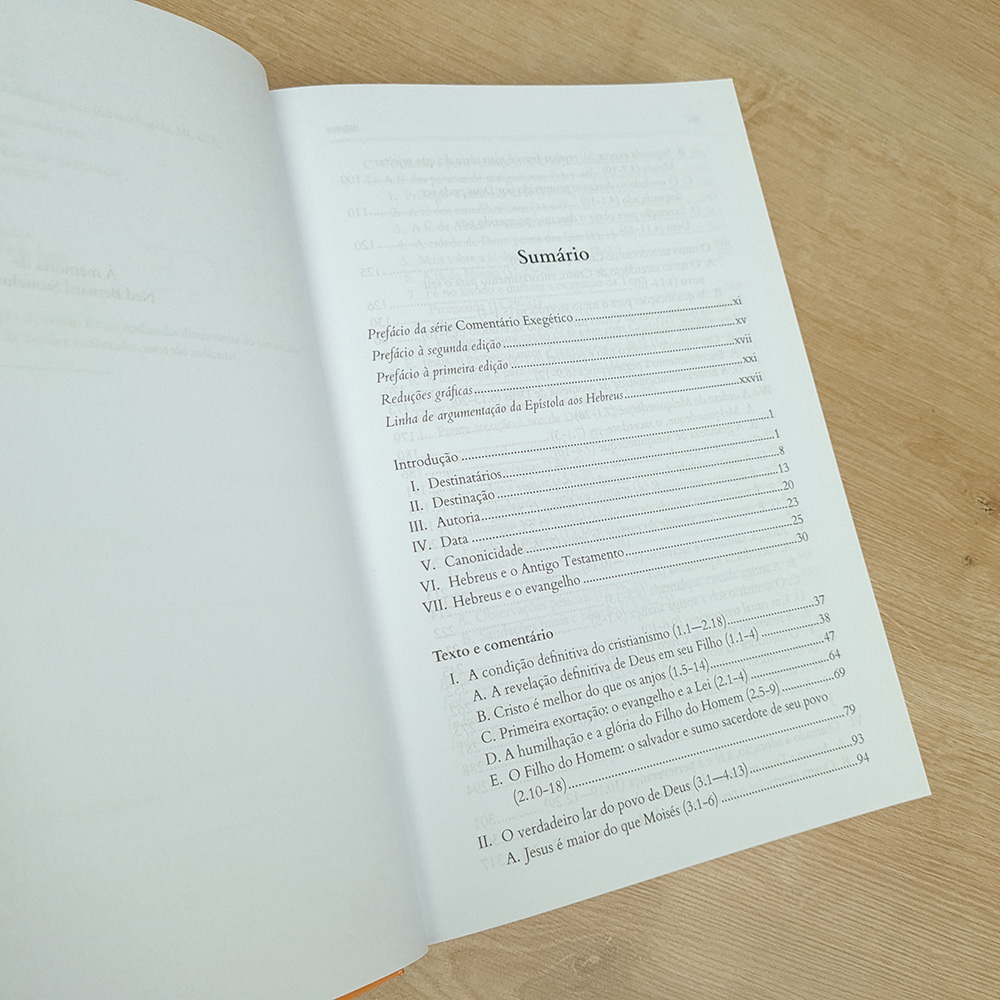 Comentário Exegético Hebreus |  F. F. Bruce
