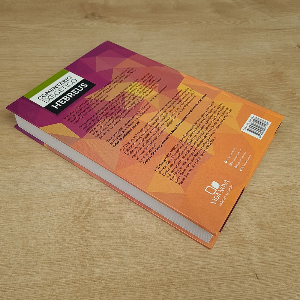 Comentário Exegético Hebreus |  F. F. Bruce