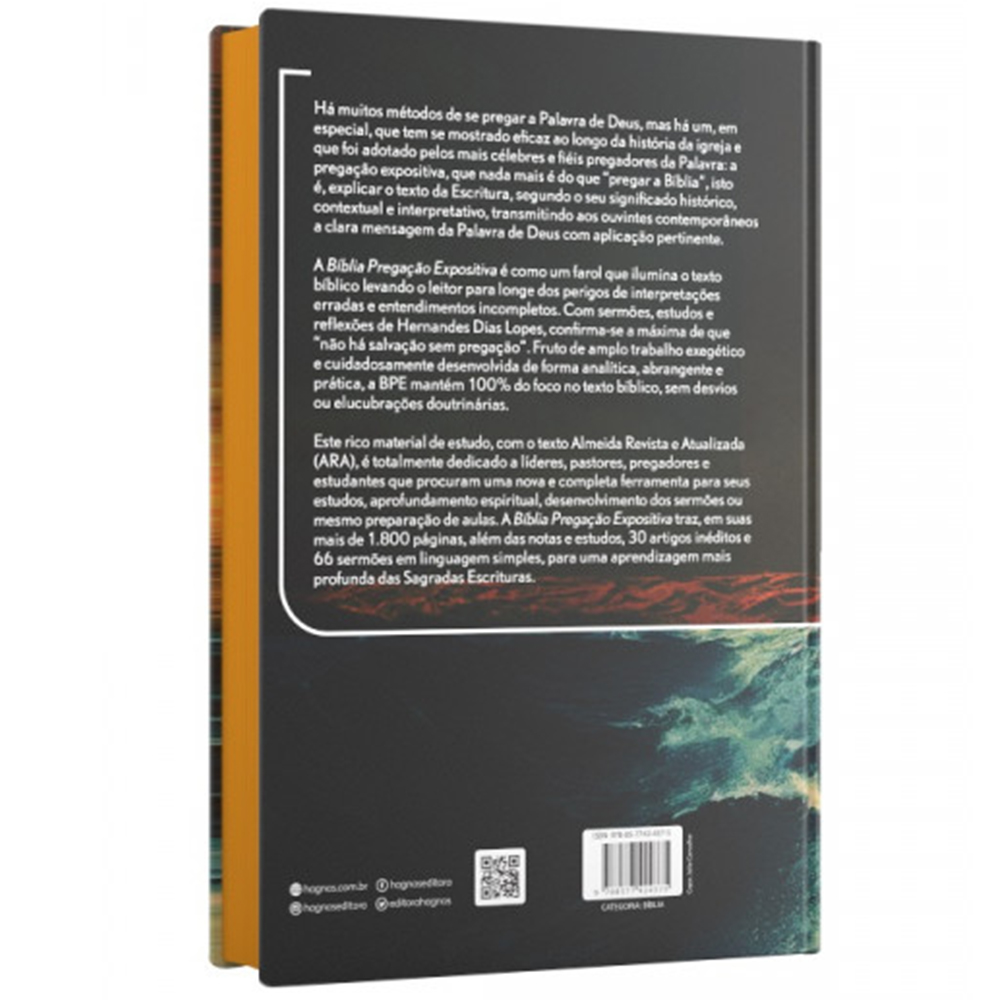 Bíblia Pregação Expositiva | ARA | Letra Normal | Capa Dura Salvação