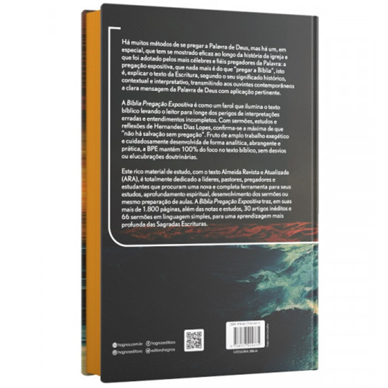 Bíblia Pregação Expositiva | ARA | Letra Normal | Capa Dura Salvação