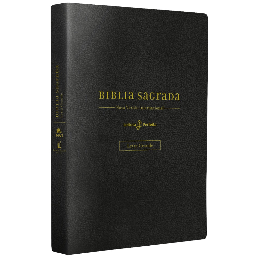 Bíblia Sagrada | NVI | Leitura Perfeita | Letra Grande | Espaço para Anotações | Capa Couro Soft Pre