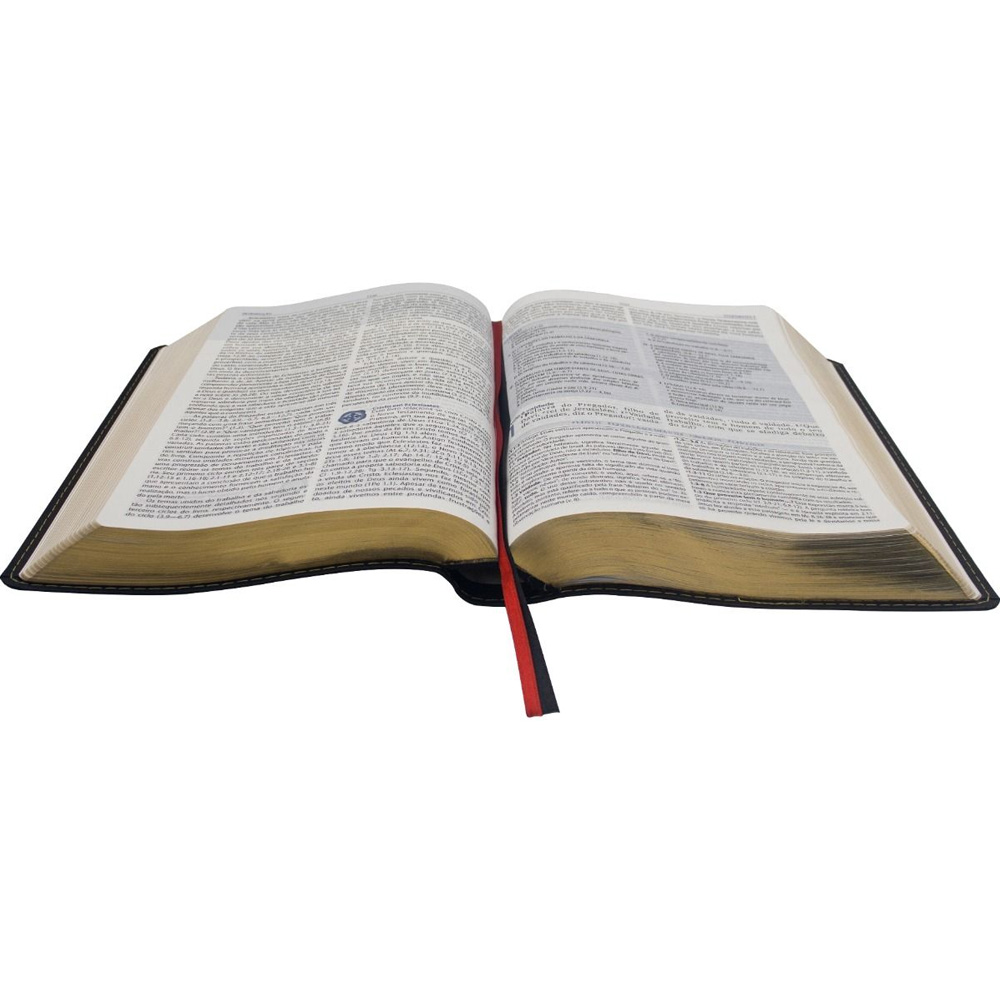Bíblia de Estudo de Genebra | Letra Grande | ARA | Capa Luxo Preta