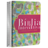 Bíblia Interativa King James, capa dura espiral com estampa animal print colorida, fundo rosa com "Bíblia Interativa" em branco — Plenitude