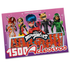 Prancheta para Colorir Ladybug Miraculous com 1500 Adesivos, capa rosa com personagens. — Plenitude