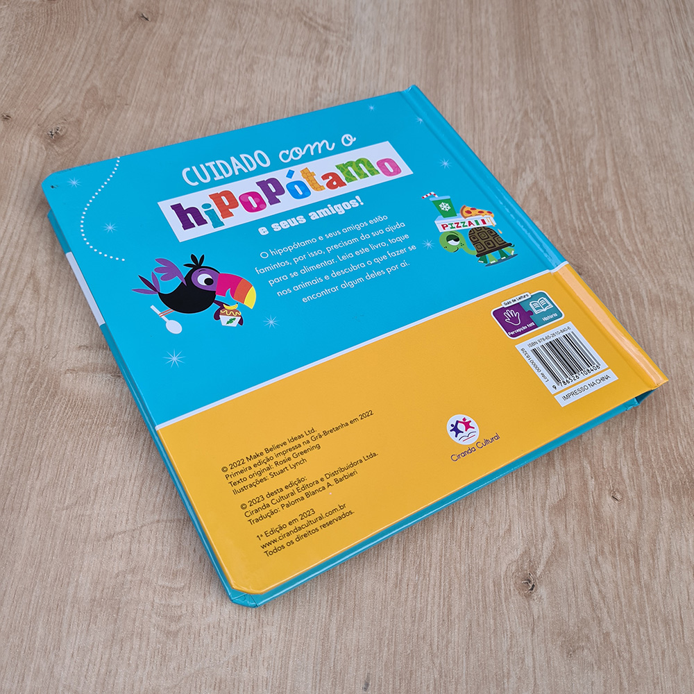 Livro Cuidado com o Hipopótamo e Seus Amigos