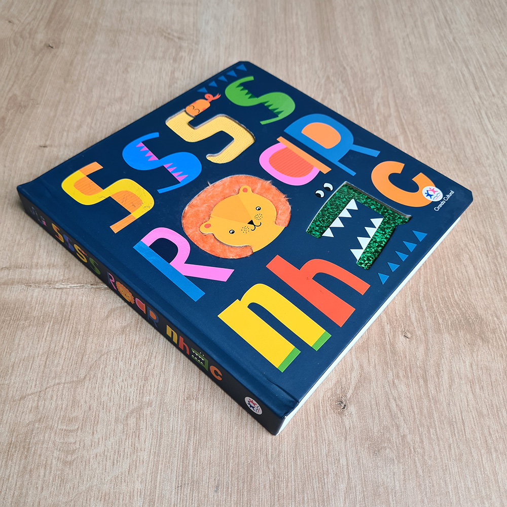 Livro Toque e Sinta | Ssss, Roar, Nhac | Ciranda Cultural