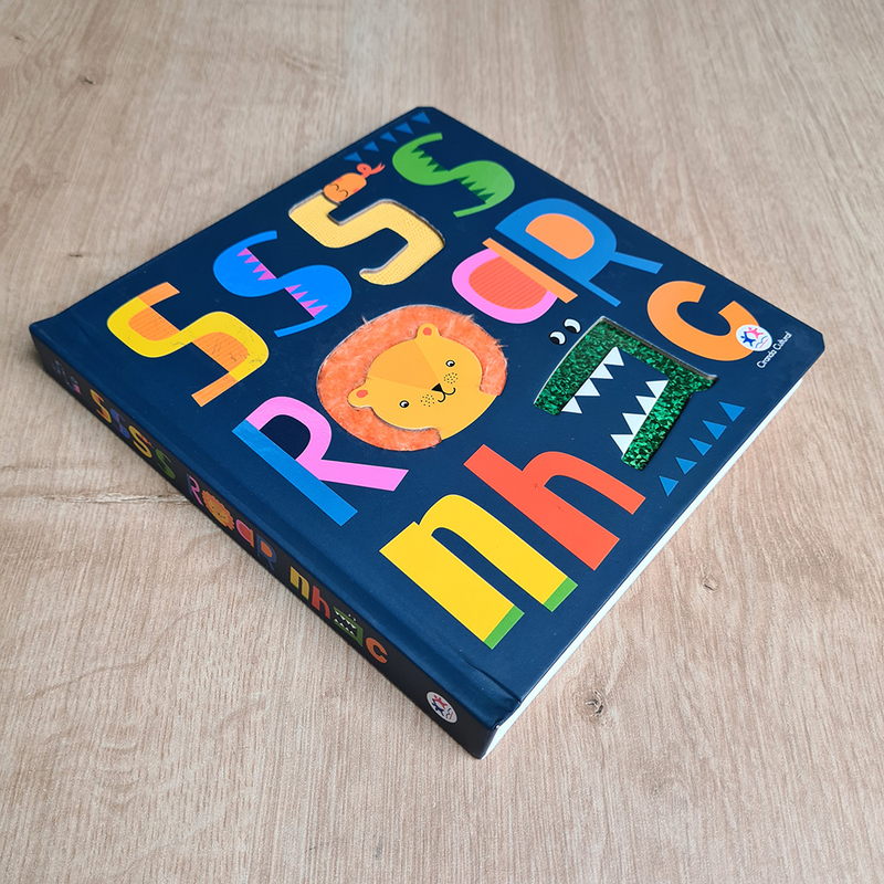 Livro Toque e Sinta | Ssss, Roar, Nhac | Ciranda Cultural