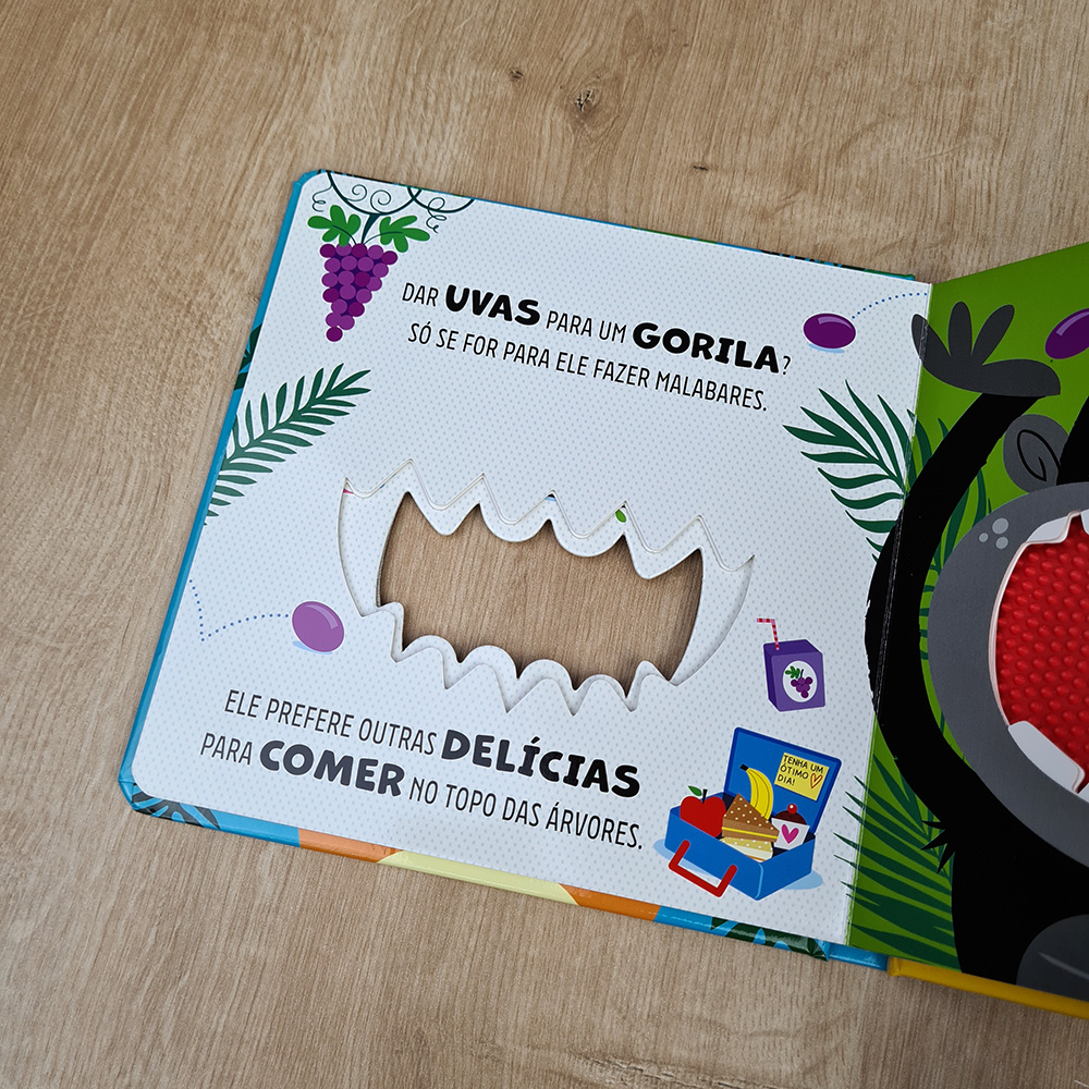 Livro Toque e Sinta | Nhac, huumm! | Ciranda Cultural