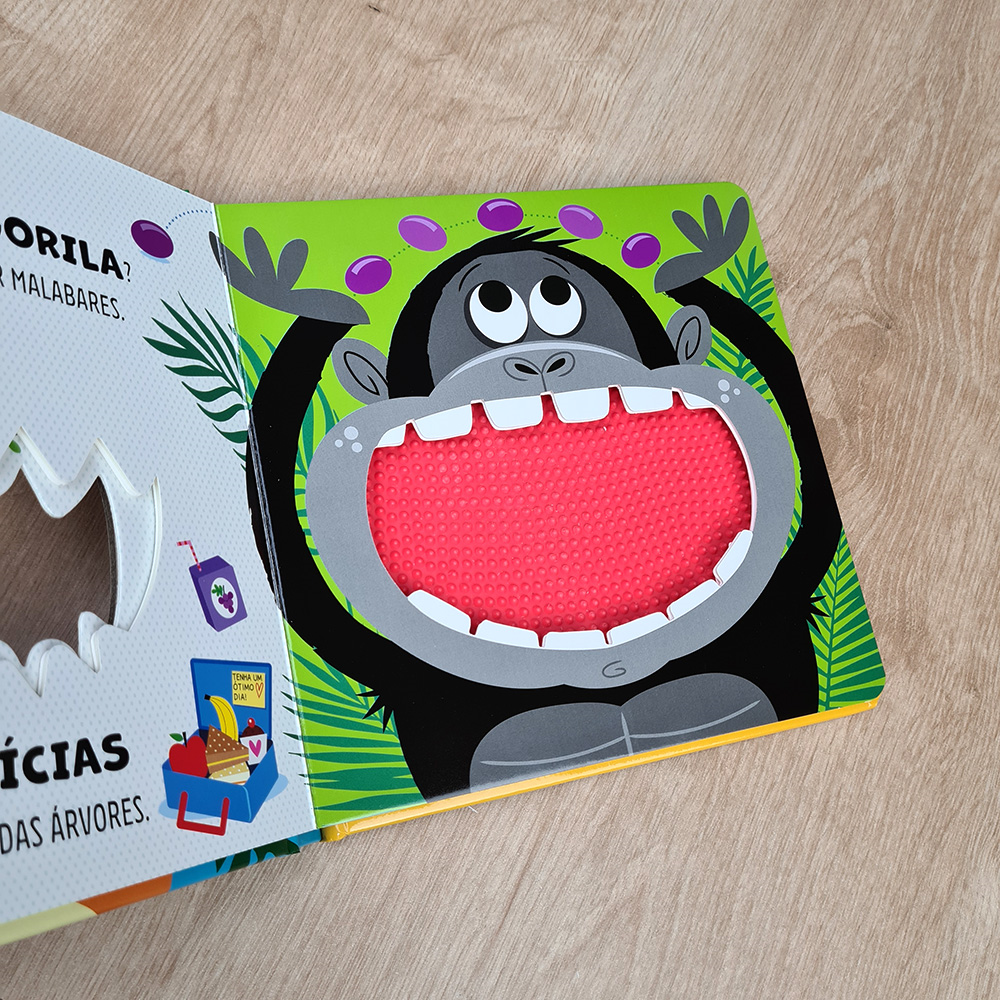 Livro Toque e Sinta | Nhac, huumm! | Ciranda Cultural