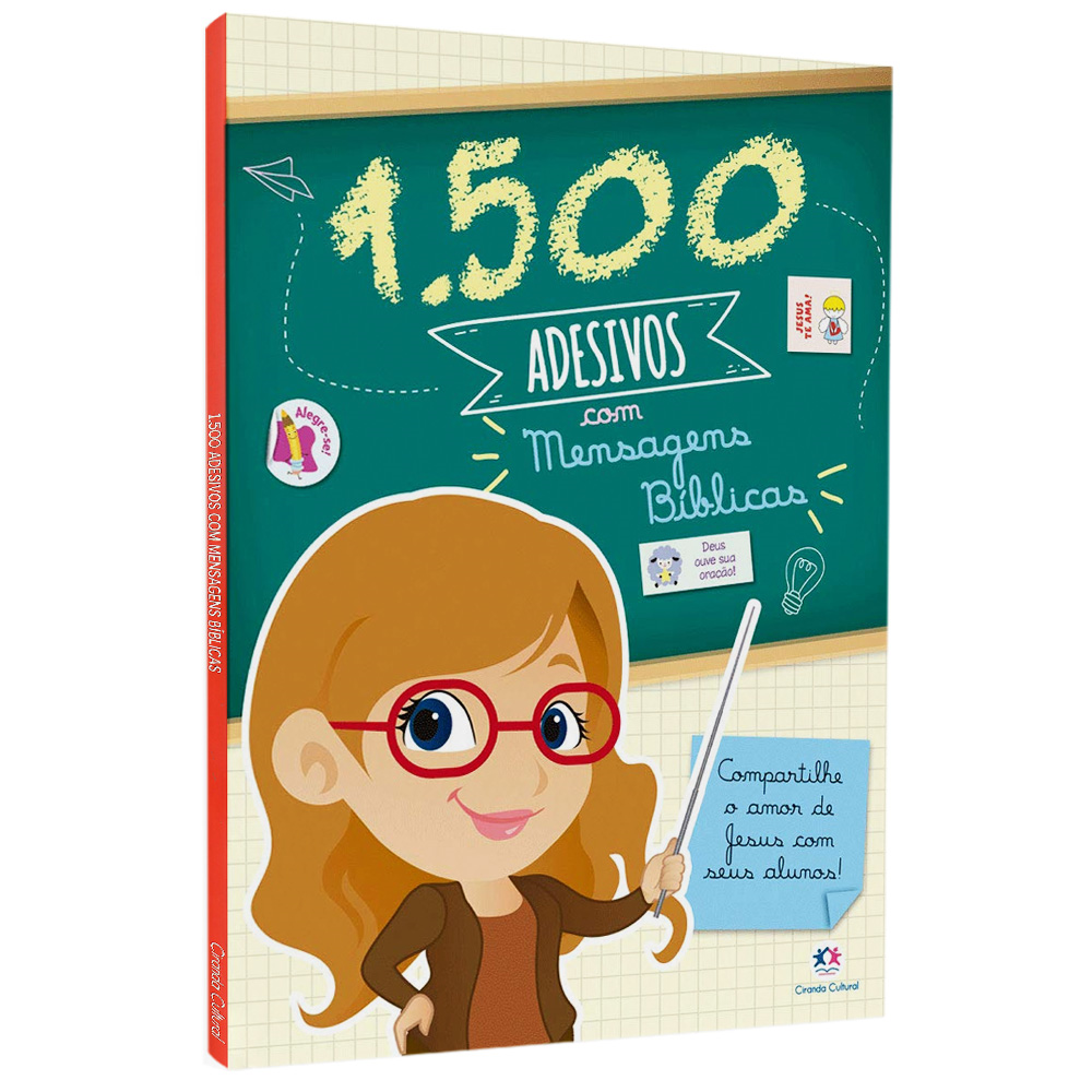 1500 Adesivos com Mensagens Bíblicas