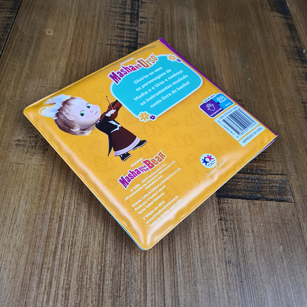 Livro de Banho Marsha e o Urso |  Instrumentos Musicais