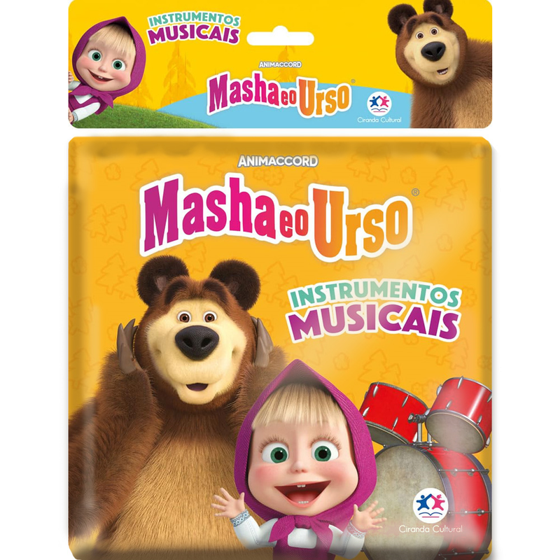 Livro de Banho Marsha e o Urso |  Instrumentos Musicais