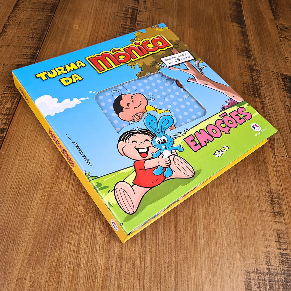 Turma da Mônica | Com Quebra Cabeça e Livro de Atividades