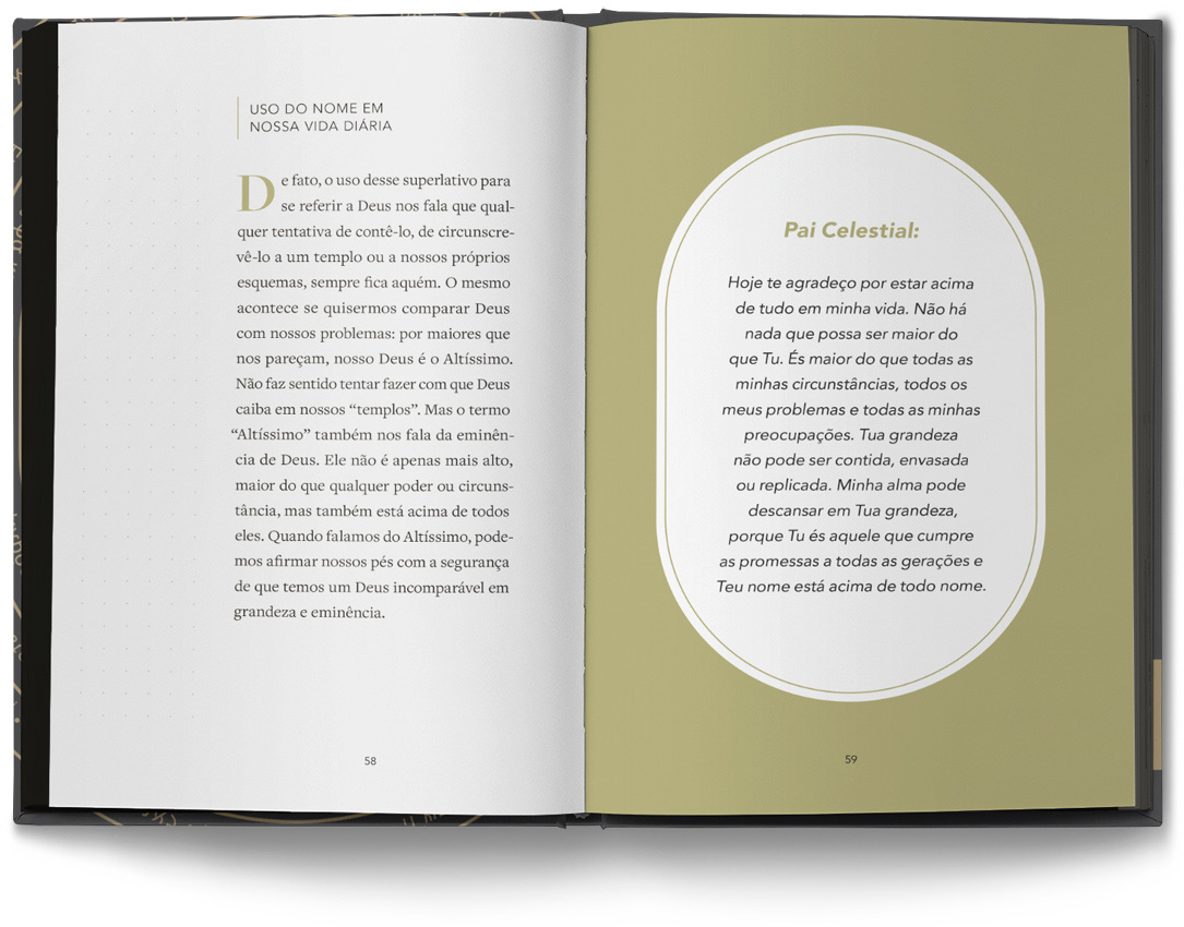 Orando os Nomes de Deus | Capa Dura Colorida