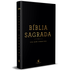 Bíblia Sagrada NVI capa dura preta com letras douradas, edição Nova Versão Internacional. — Plenitude