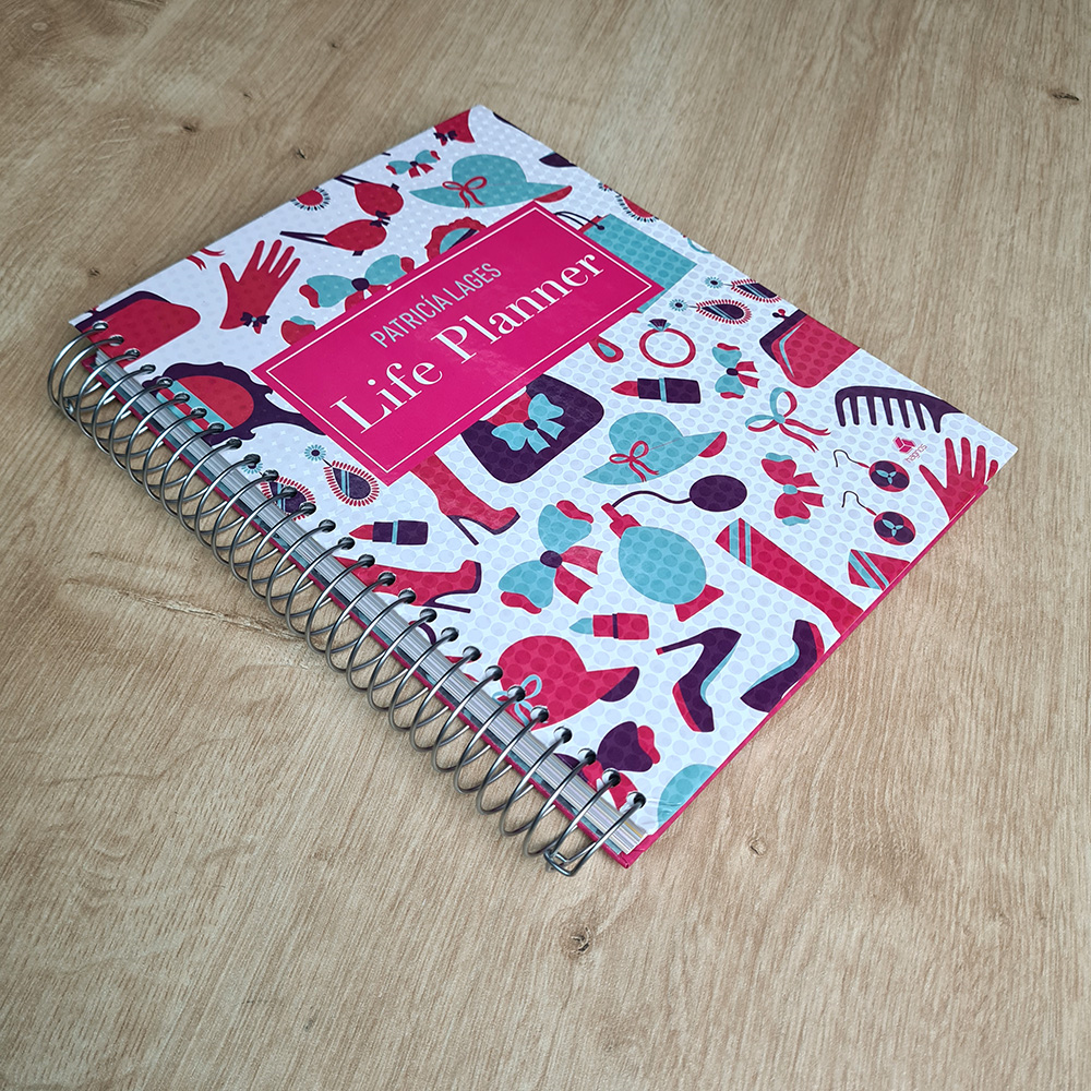 Life Planner: Vida e Finanças | Patrícia Lages | Capa Dura Espiral Estilo