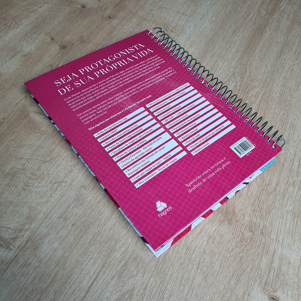 Life Planner: Vida e Finanças | Patrícia Lages | Capa Dura Espiral Estilo
