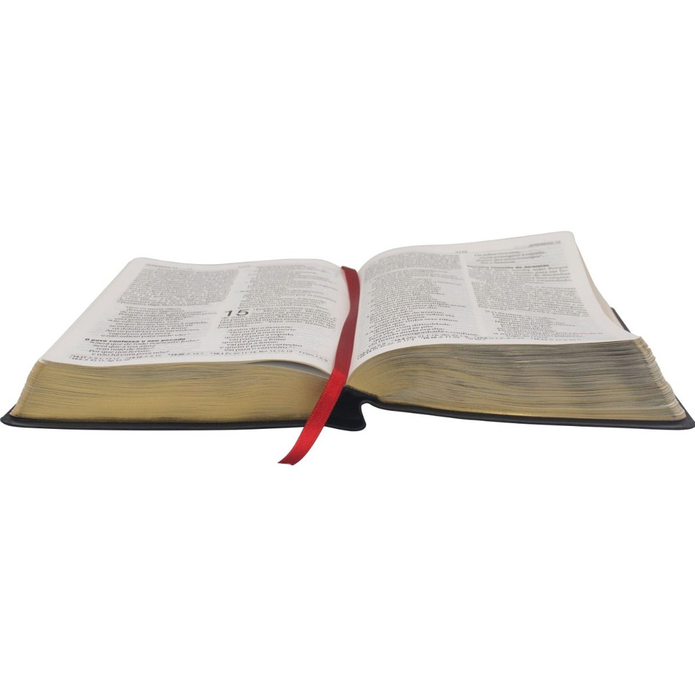 Bíblia Sagrada | NAA | Letra Gigante | C/ Harpa Cristã | Capa Semi Luxo Preta