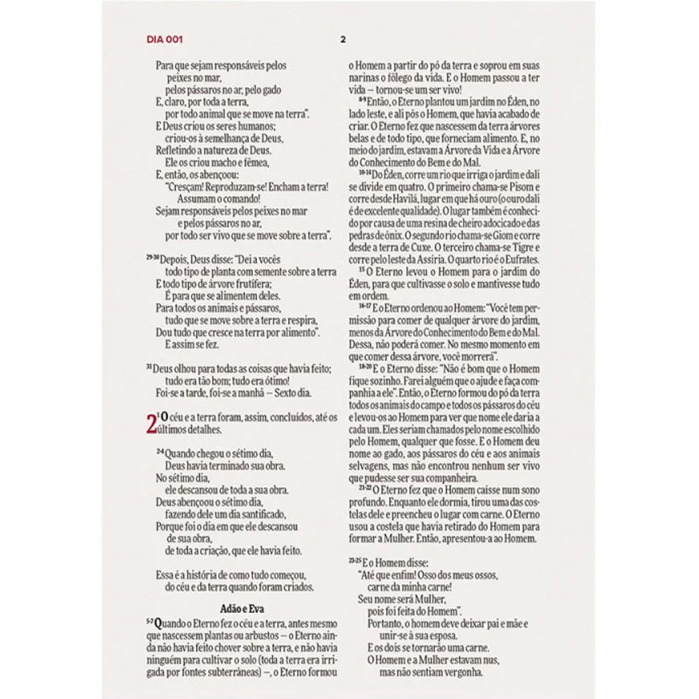 Bíblia Todo Dia com Espaço para Anotações | AM | Letra Normal | Capa Dura Coração