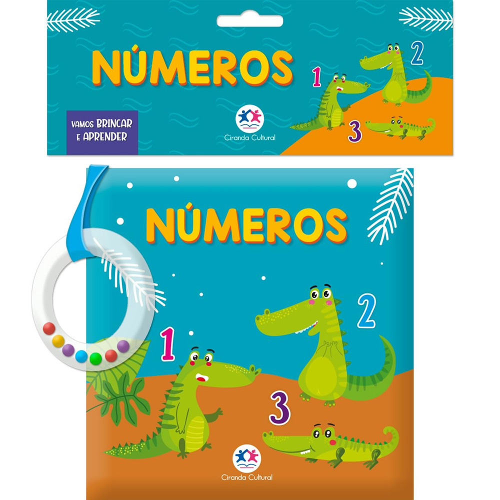 Livro Pano Números | Vamos Brincar e Aprender