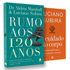 Kit de Livros Luciano Subirá: "Rumo Aos 120 Anos" verde e "O Cuidado do Corpo" laranja. — Plenitude